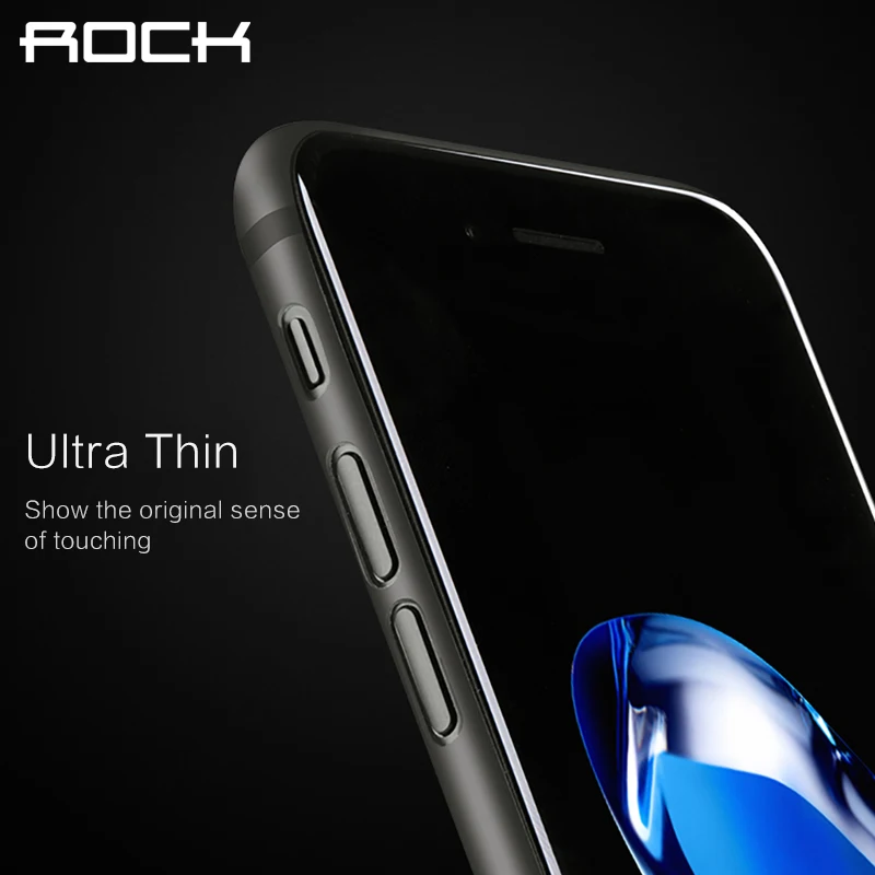 Чехол для iPhone 7 8 ROCK матовый чехол телефона из поликарбоната 8plus толщина 0 4 мм