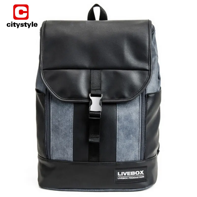 Preppy Style Backpack Man Teenagers School Bags Vintage Leisure Male Daypacks Europe and America Knapsack 2017 New Fashion | Багаж и сумки
