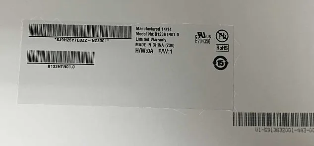 Светодиодный экран B133HTN01.2 B133HTN012 ЖК-дисплей Матрица для ноутбука 13 3 дюймов FHD X 30