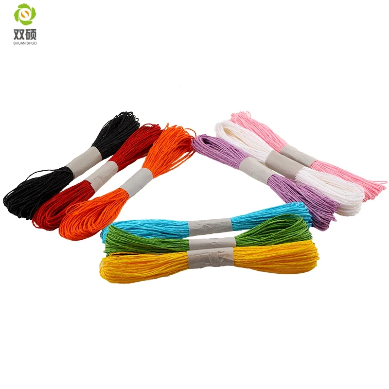 Бумажная веревка двойного цвета 30 цветов|colored rope|handmade ropediy rope |