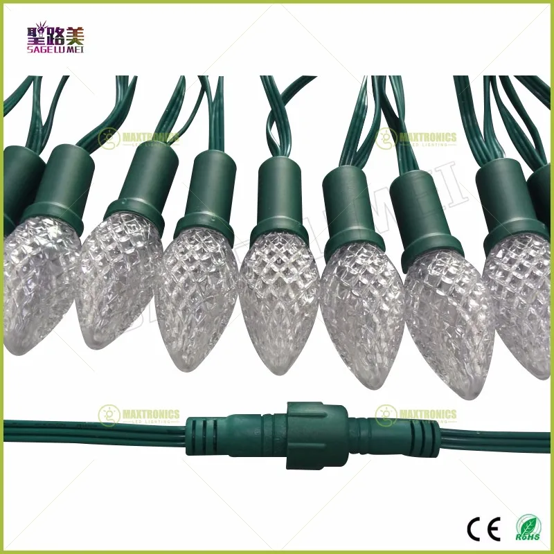 Оптовая продажа 500 шт. 10 шт./партия C7/C9 DC12V WS2811 адресуемый RGB полноцветный