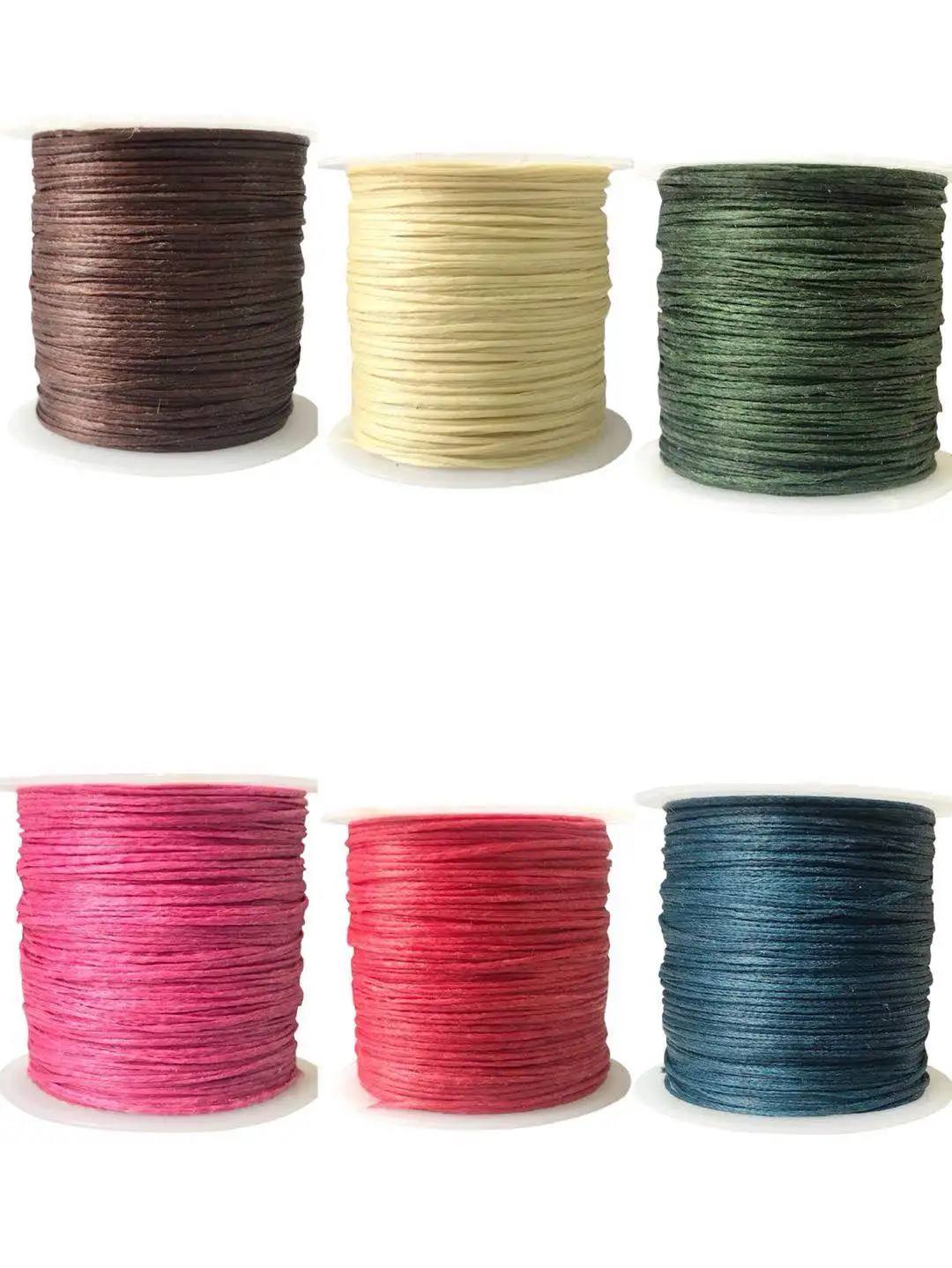 150D wax thread 50 meters Leather decorative sewing thread DIY Handmade Flat Wax Line Silicon wax wire Leather splicing