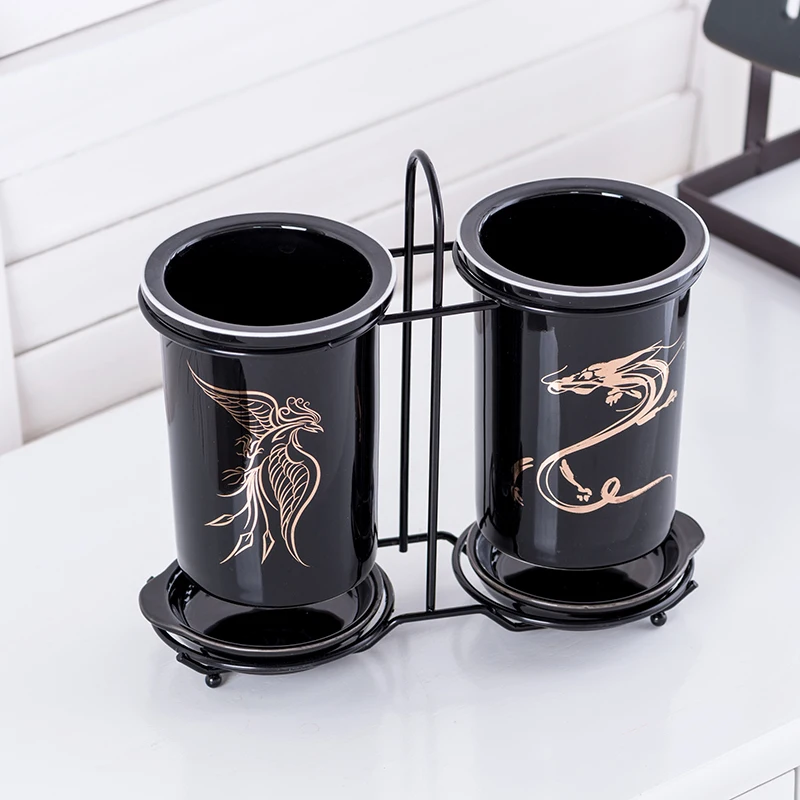 Керамический держатель для ложки вилки ножа палочек|Полки и держатели| |