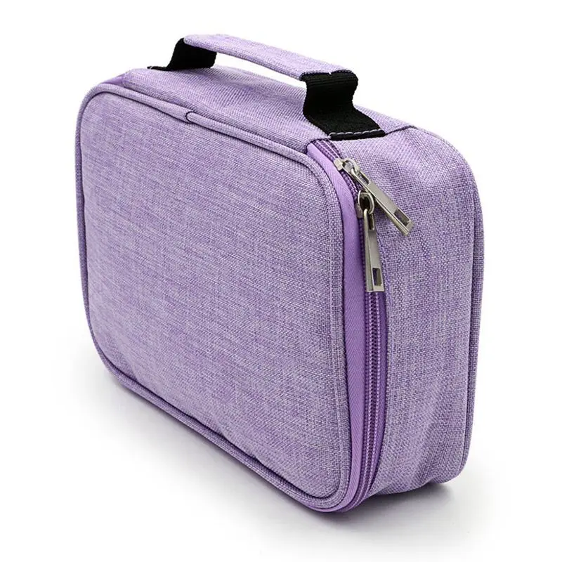 Цветной чехол для карандашей с 72 держателями школьный многофункциональный пенал