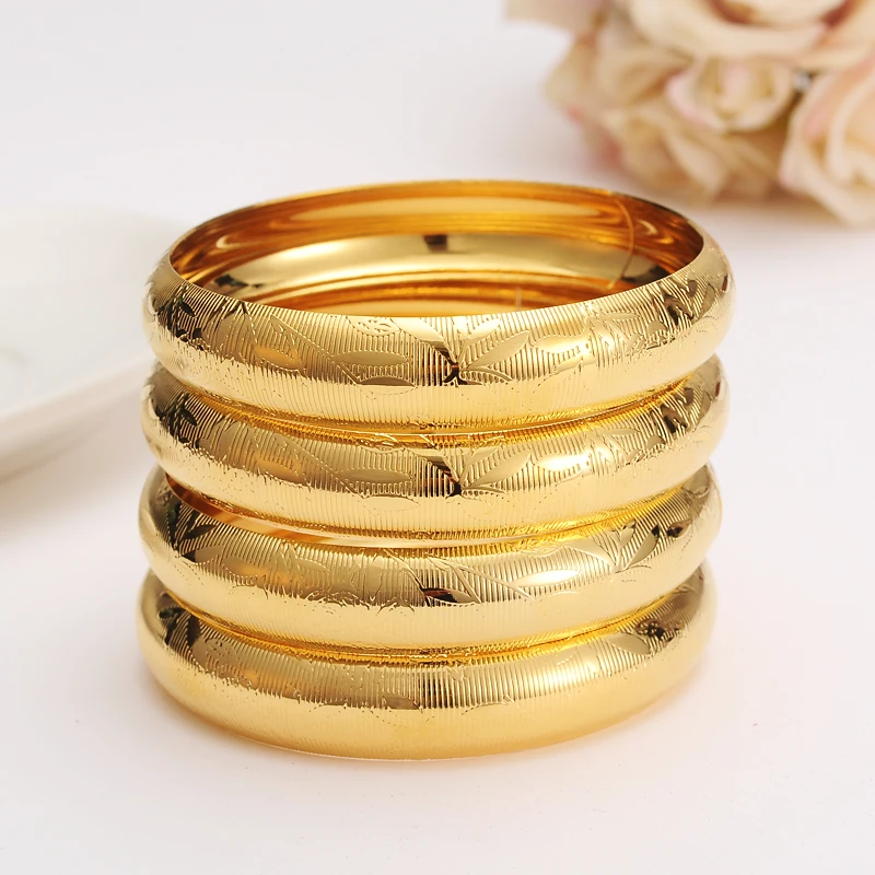 Большие золотистые/Серебристые браслеты из Дубая 1 шт.|silver bangles women|silver banglebangles women |