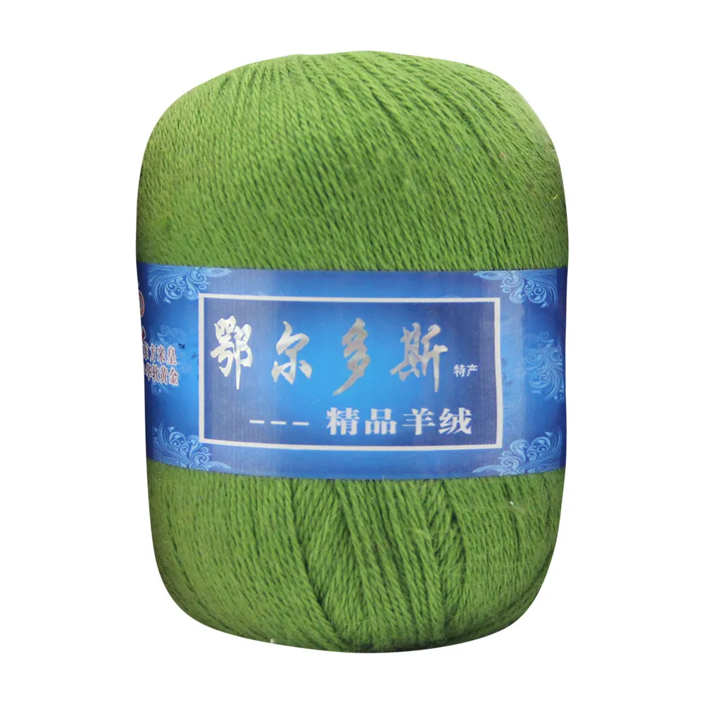 H 1pc Soft Cashmere Yarn Hand Mongolian Woolen DIY Weave Thread Cotton Yarn Fiber Yarn Hand Wool Crochet for DIY Sweater Scarf Hat - Цвет: H