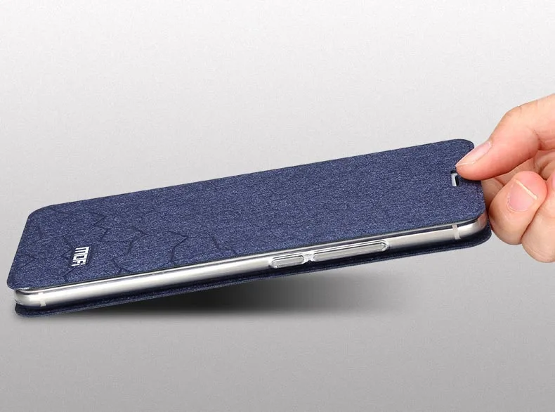 Чехол для xiaomi redmi note 5 pro, кожаный чехол-книжка Mofi, роскошный мягкий силиконовый чехол для redmi note 5 redmi note 5 pro