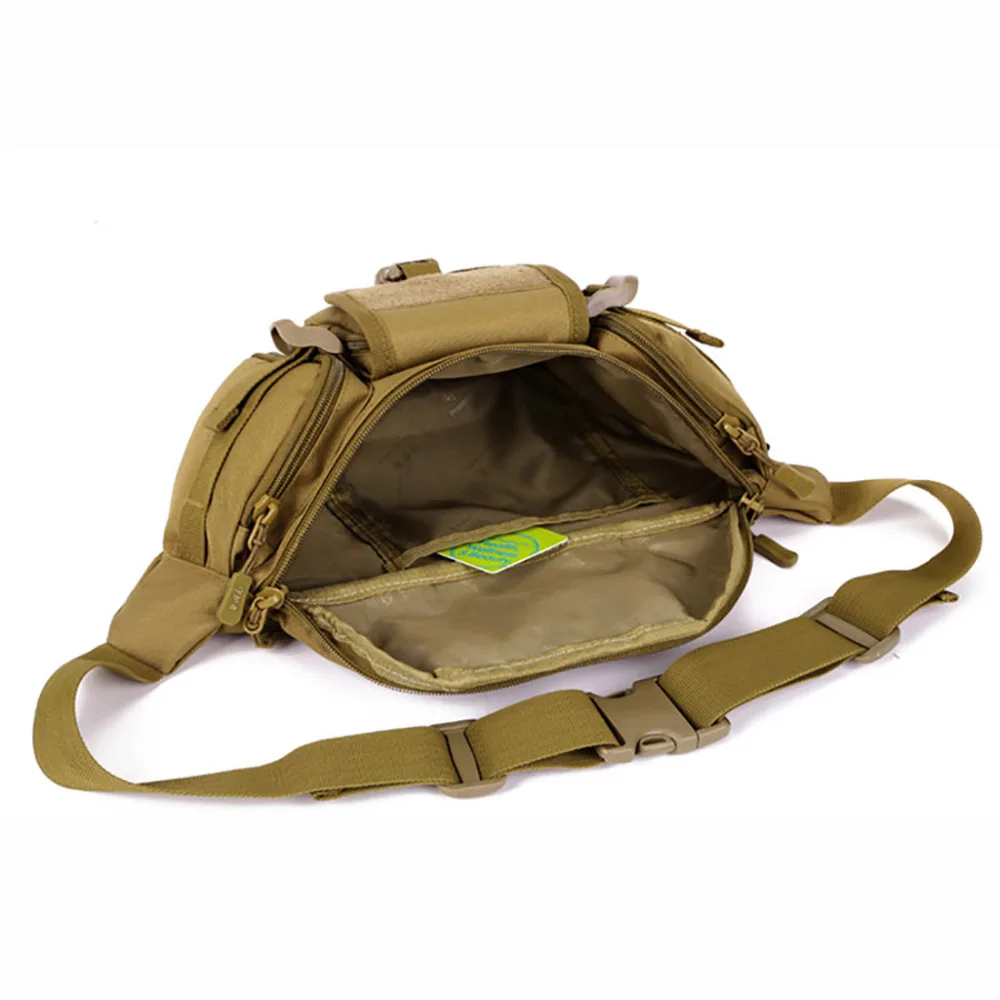Мужская сумка на пояс в стиле милитари из нейлона Повседневная винтажная хип хоп