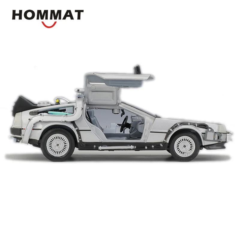 HOMMAT моделирование Welly 1:24 весы DeLorean DMC-12 Назад в будущее 1 сплав модель автомобиля игрушка литая под давлением модель автомобиля коллекционный подарок