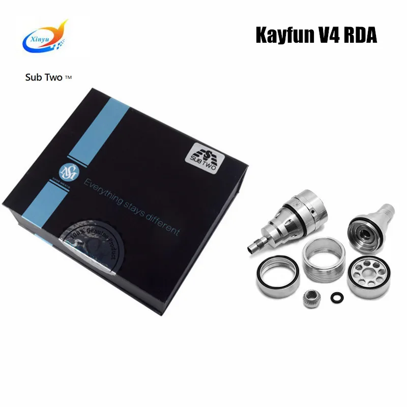Атомайзер Kayfun v4 rda с контролем воздушного потока электронная сигарета V5 вейп мод