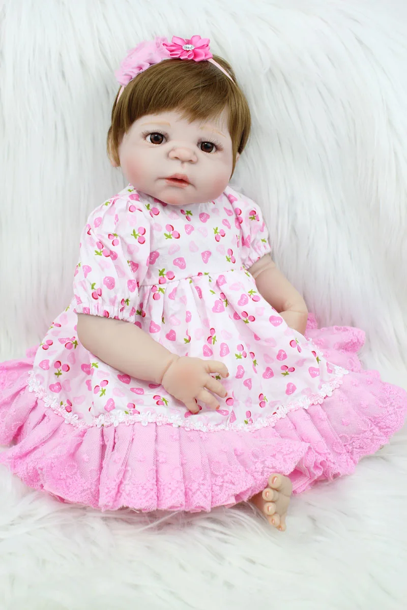 55 см силиконовый Reborn Baby 22 &quotреалистичный винил новорожденный кукла принцесса