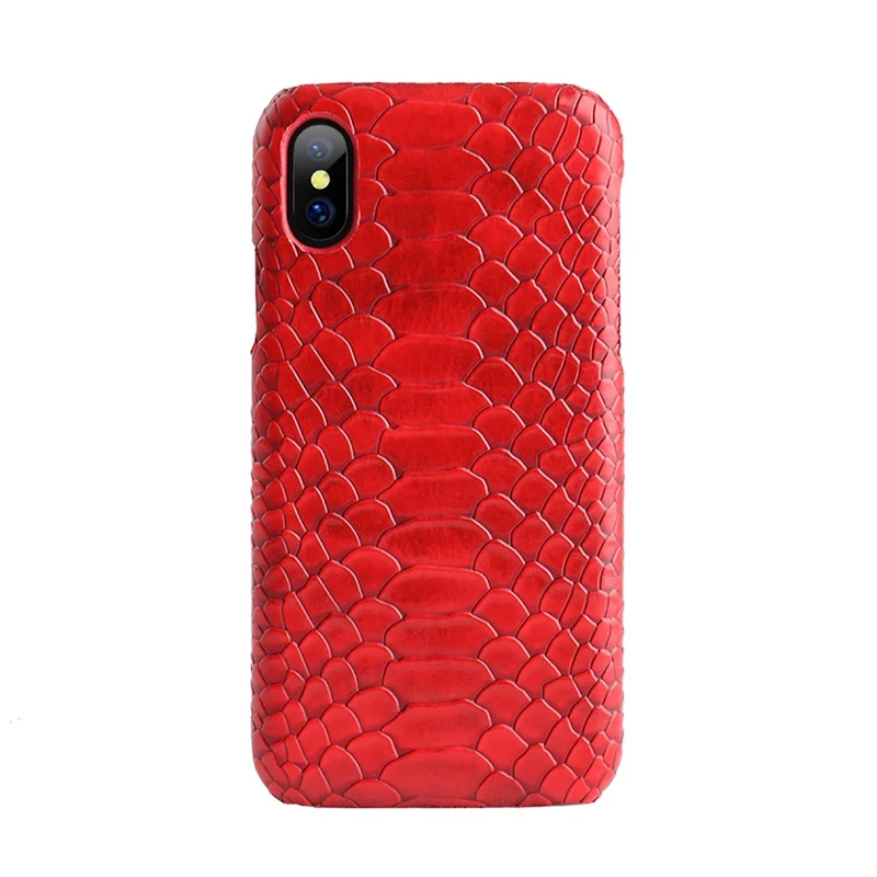 Красный Сексуальный Змеиный чехол s для iphone 6 6s Plus iphone XS чехол для MAX XR Обложка на заднюю панель из искусственной кожи для iphone 11 Pro 7 8 Plus X Чехол Coque - Цвет: Красный