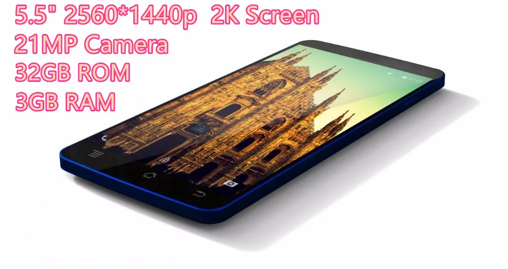 Смартфон SANTIN # Dante Marconi 5 дюймовый экран 2K Full HD 21 МП 2560*1440p 3 Гб ОЗУ 32 ПЗУ 4G LTE