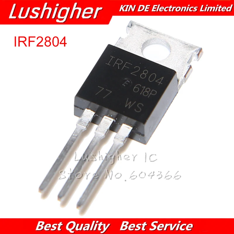 

10 шт., N-канальный МОП-транзистор IRF2804 IRF2804PBF TO-220
