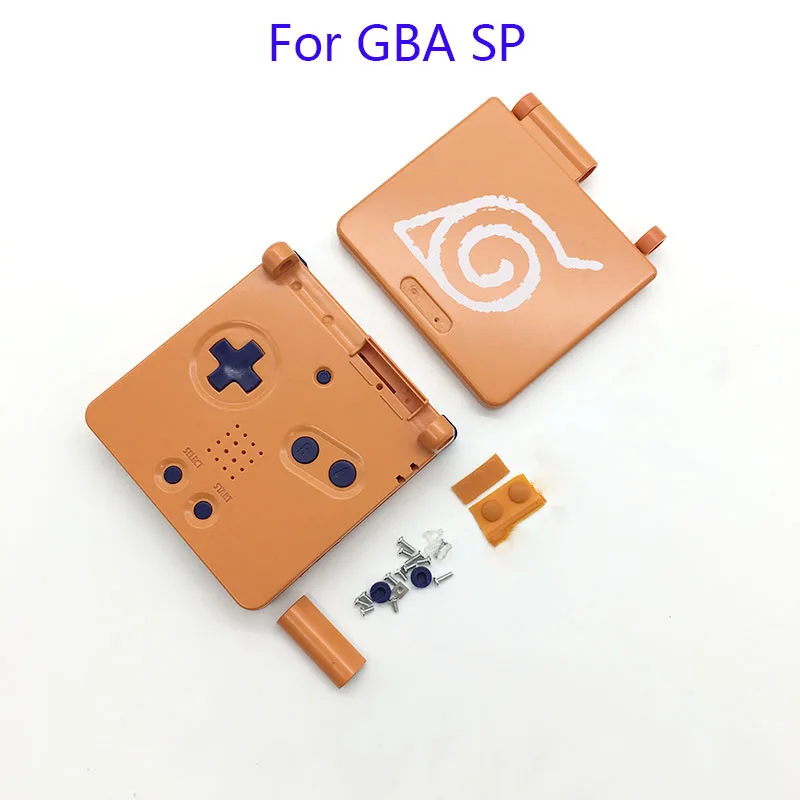 10 Набор для игры мальчик Advance SP замена деталей корпуса для nintendo Ретро Наруто GBA корпус sp