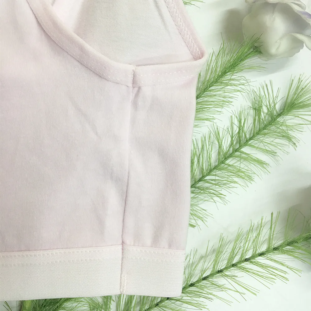 Комплект из 2 предметов хлопковый спортивный бюстгальтер для девочек Детские