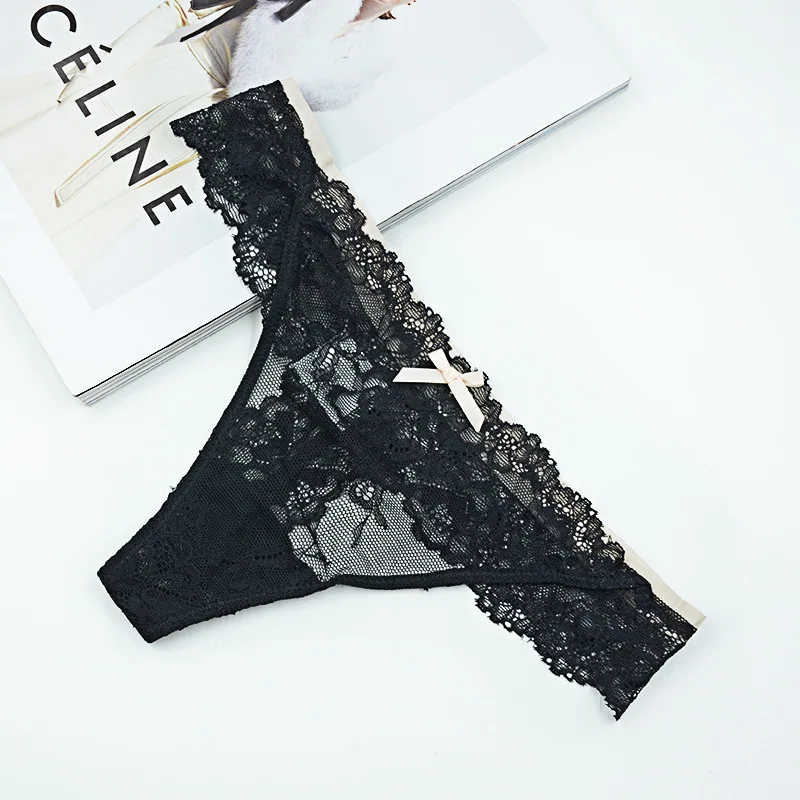 Женские сексуальные стринги бесшовные кружева с низкой талией страсть