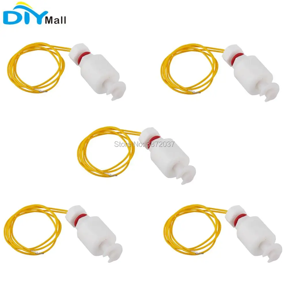 5pcs/lot P45 Plastic Ball Float Switch Low Voltage Water Level Liquid Sensor Controller for Fish Tank |