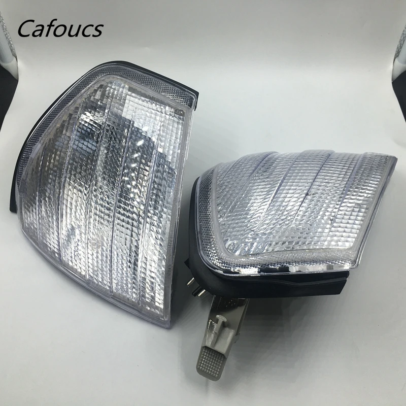 Передний угловой светильник Cafoucs белый сигнальный для Mercedes W202 C Class C180 C220 C200 C250 LH