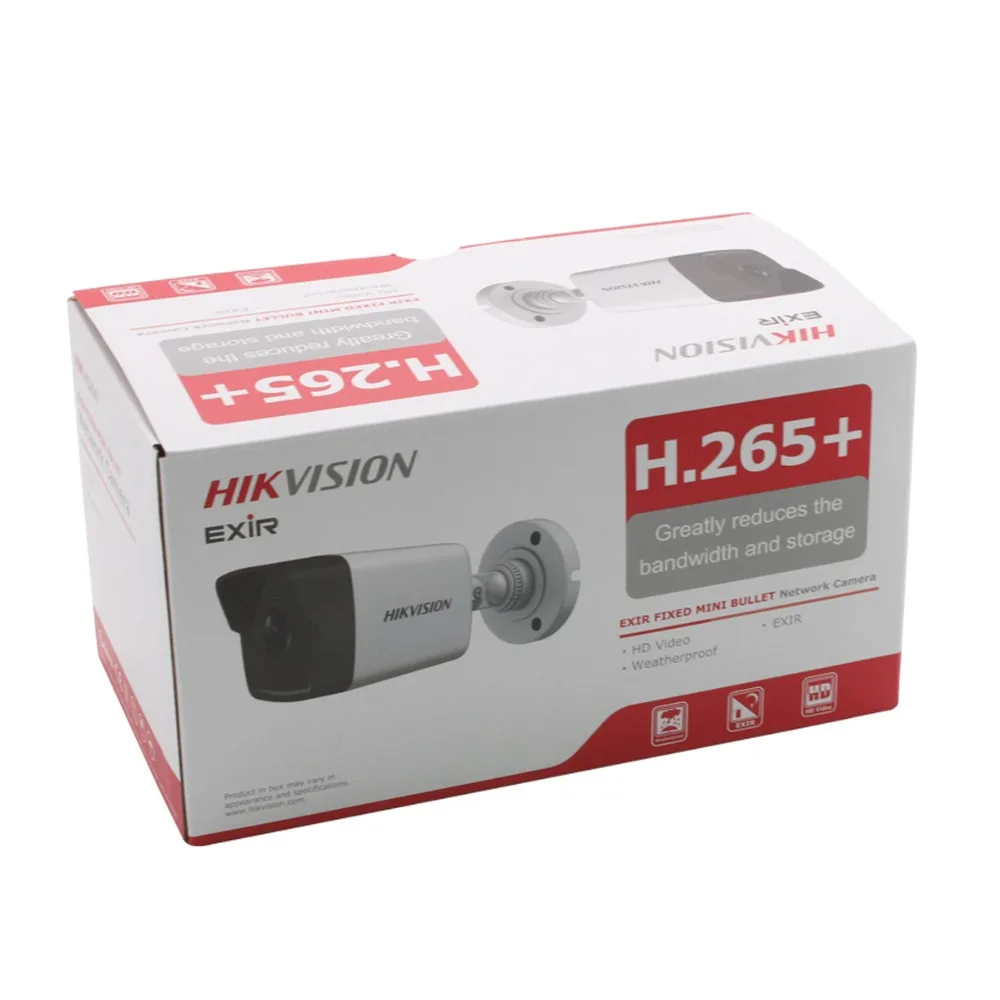 Оригинальная английская цилиндрическая IP камера Hikvision фотокамера 4 МП CMOS 1080P Full HD - Фото №1