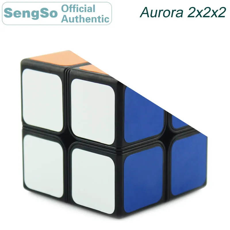 ShengShou Aurora 2x2x2 магический куб 2x2 Cubo Magico Профессиональный Neo скоростной головоломка