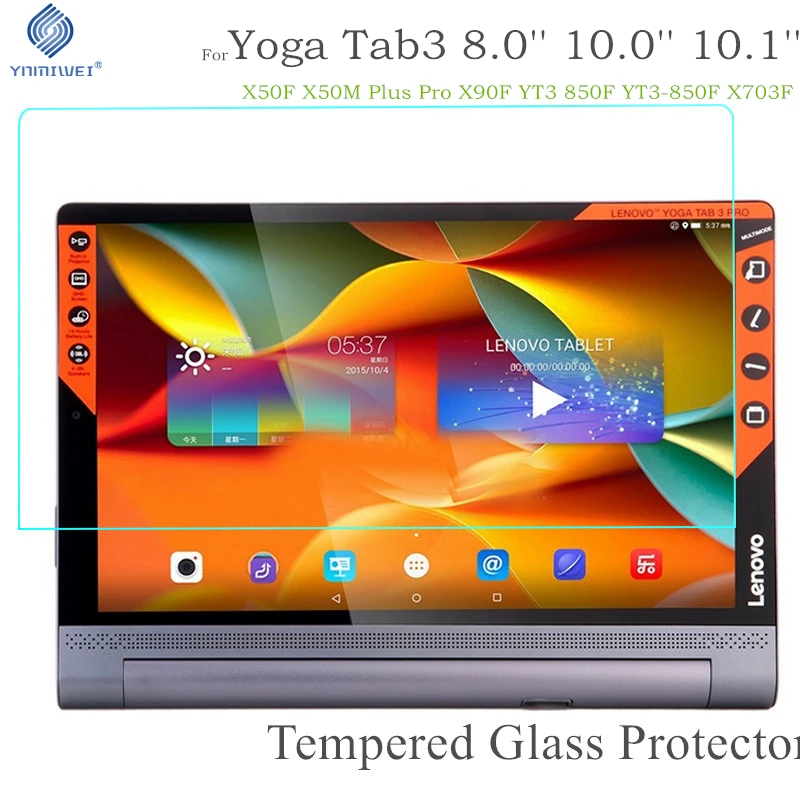 3 шт. закаленное стекло для Lenovo Yoga Tab 8 0 850F 850M 850L YT3 X50F X50M Plus Pro X90 X90F Защитная пленка