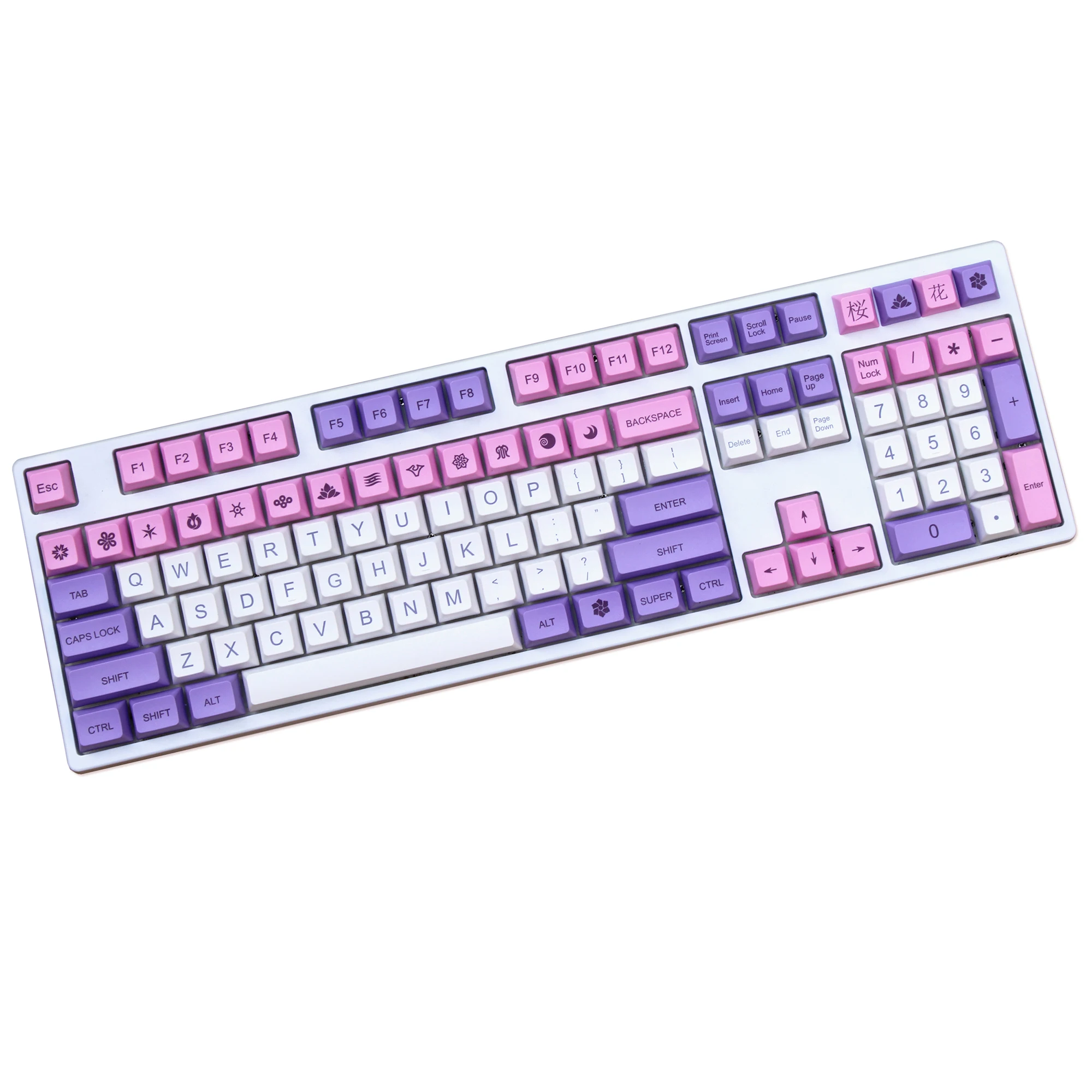 WIANXP XDAS профиль keycap 108/122 клавиш краситель сублимированный filco/DUCK/Ikbc MX Переключатель механическая клавиатура keycap, только keycaps
