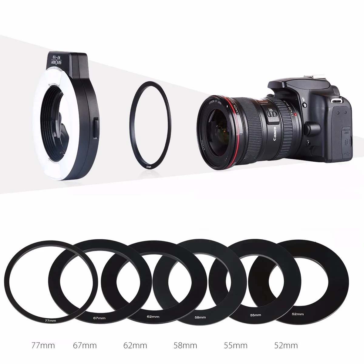 Новинка K & F CONCEPT Вспышка Speedlite Master Slave вспышка с режимом TTL отражателем для камеры
