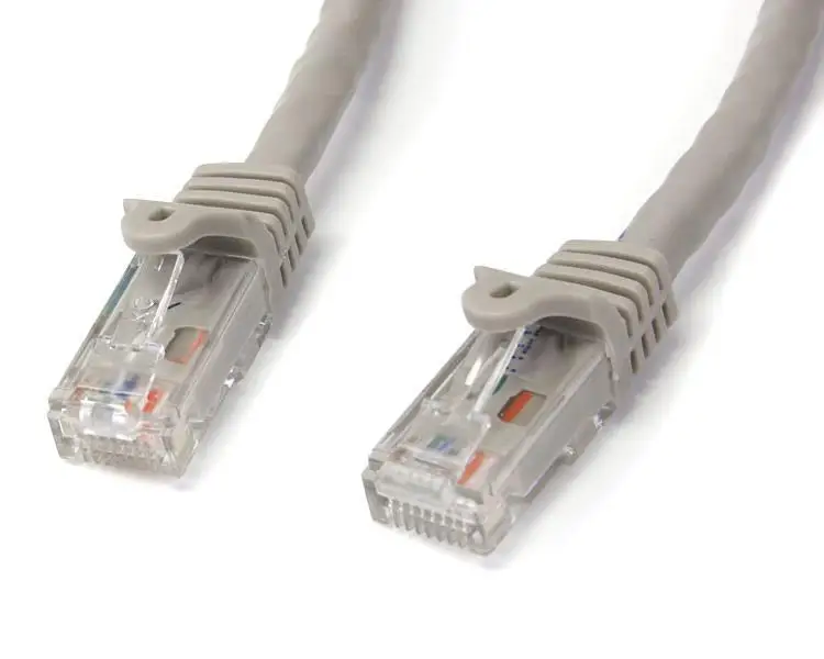 Кабель 5 м серый Gigabit Cat6 Ethernet RJ45 без сцепного устройства-планка сети |