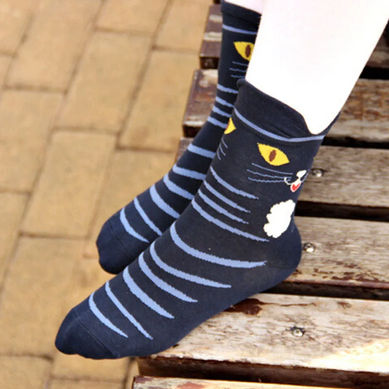 Женские носки для девочек на осень и зиму милые однотонные пушистые теплые