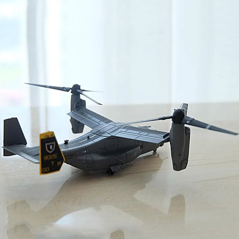 1/144 масштаб Boeing Bell Osprey V22 вертолет самолет модели для мужчин детские игрушки подарки для демонстрации коллекции