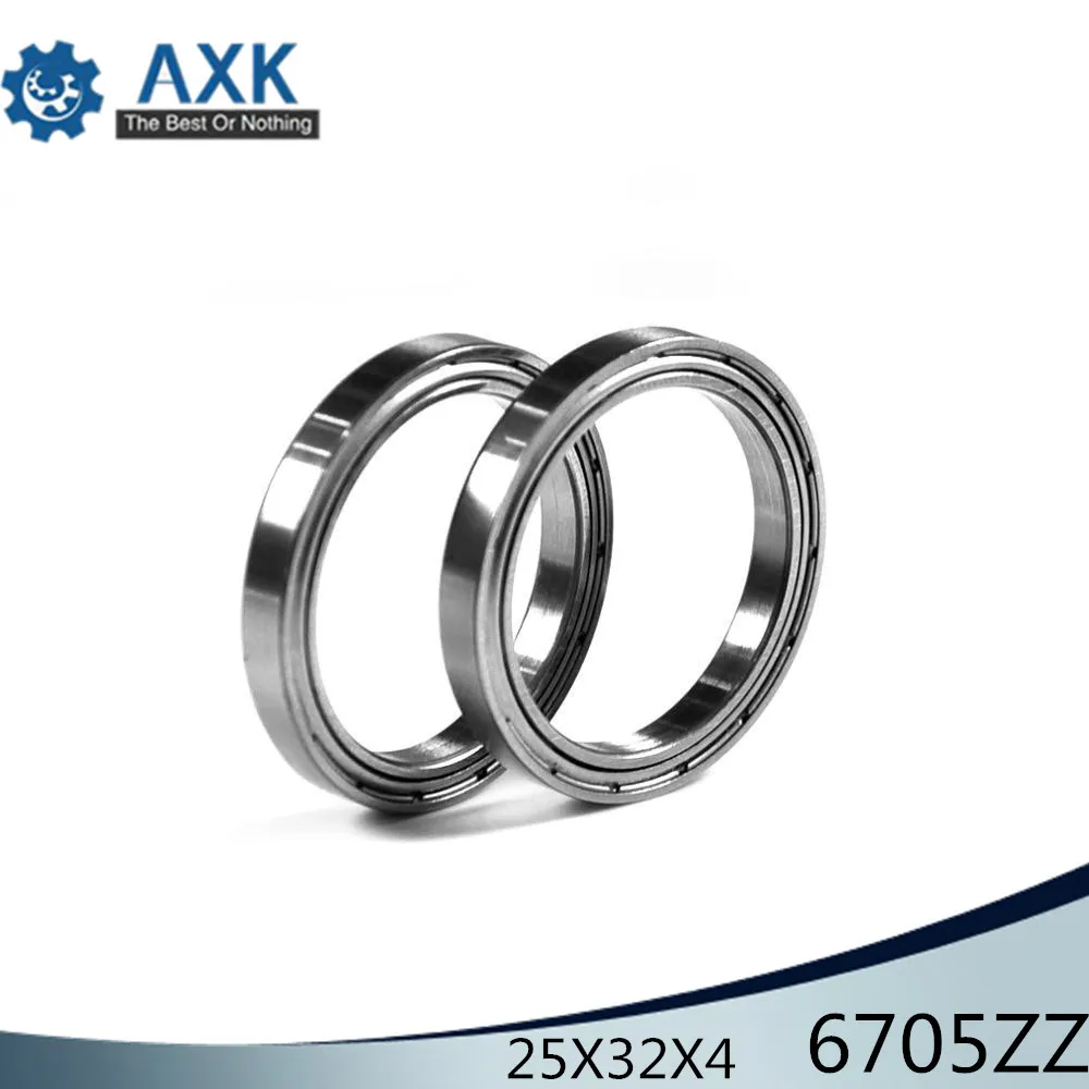 AXK 6705ZZ 6706ZZ 6707ZZ 6708ZZ 6709ZZ 6710ZZ подшипник 25*32*4 мм(10 шт.) ABEC-1 тонкий раздел 61705ZZ шарикоподшипники c