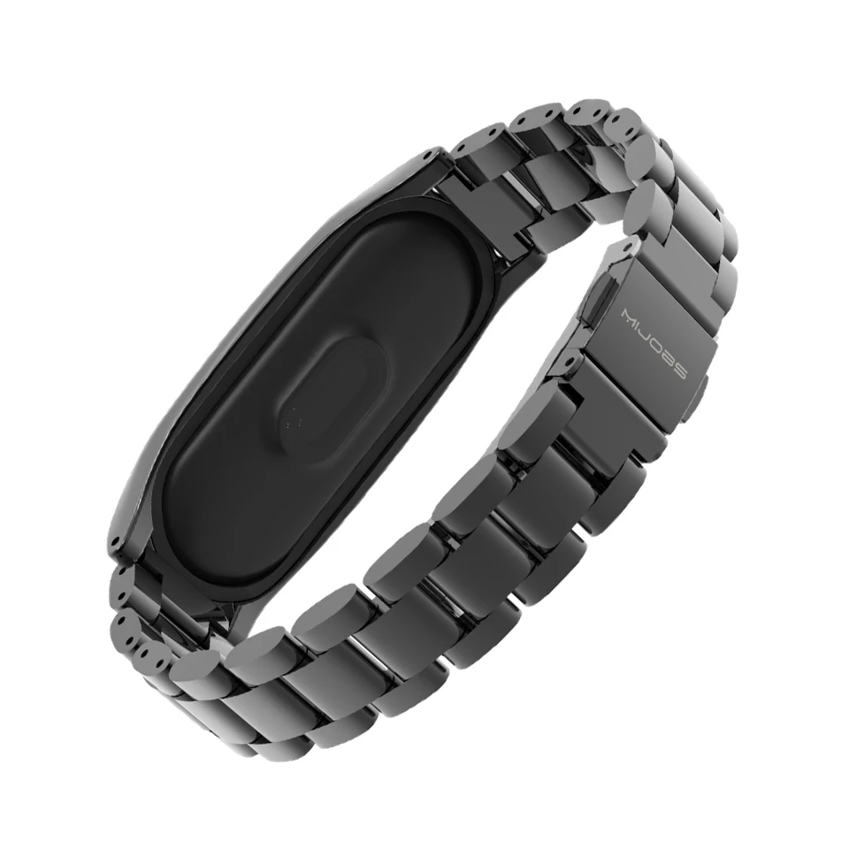 Mi jobs mi Band 4 металлический ремешок из нержавеющей стали для Xiaomi mi Band 3 аксессуары для браслетов умные часы mi 4 браслеты mi band 4