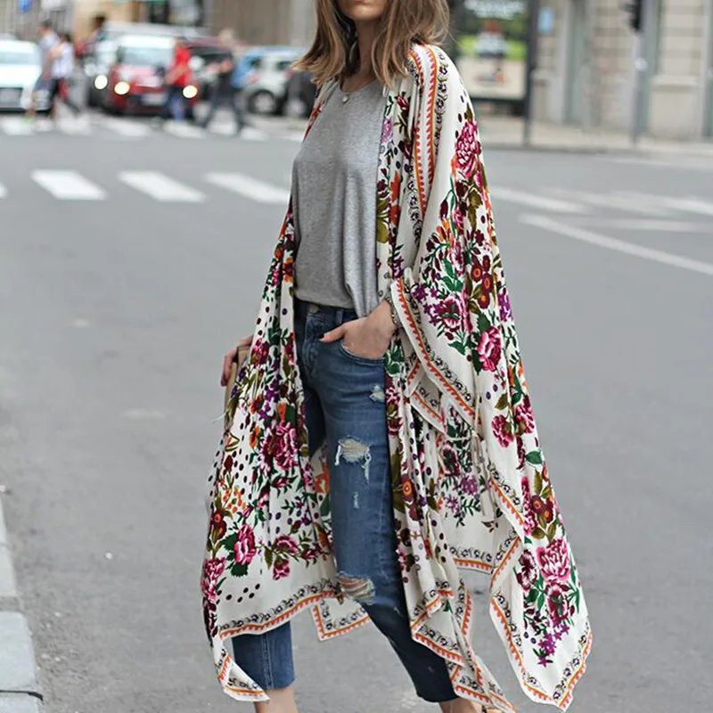 2018 женский кардиган с рукавом три четверти асимметричное длинное женское