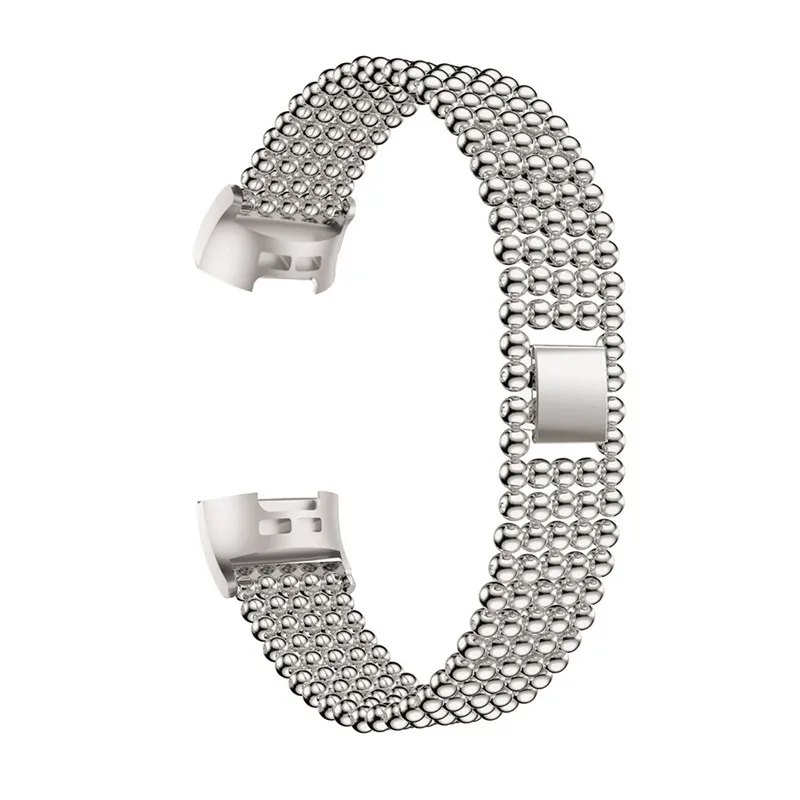 Silver Для Fitbit Charge3 сменный металлический браслет из нержавеющей стали ремешок Смарт-часы ремни браслет для Fitbit Charge 3 - Цвет: Silver