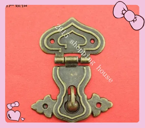 Винтажная антикварная деревянная коробка с замком из сплава высокого качества