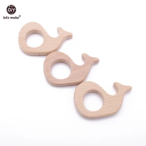 Давайте сделаем деревянный КИТ, детская игрушка для ванны, Прорезыватель для зубов, деревянный Прорезыватель (20 шт.), деревянная игрушка для прорезывания зубов, игрушки из вальдорфа