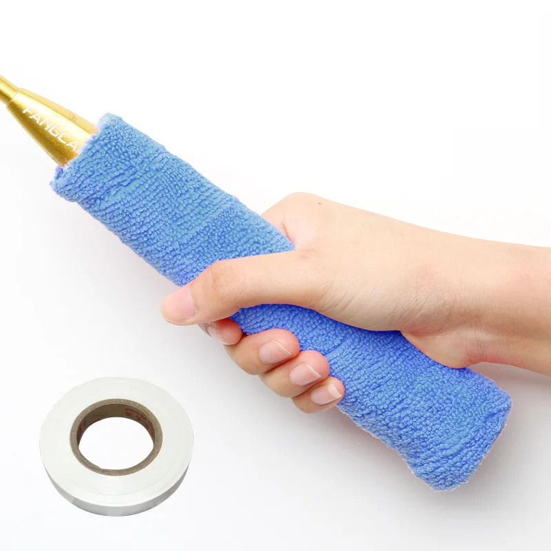 FCTG10 Light blue FANGCAN полотенце из супертонких волокон ручки мягкие поглощающие Sweatband ручки для теннисной ракетка для бадминтона, сквоша 10 м/рулон - Цвет: FCTG10 Light blue