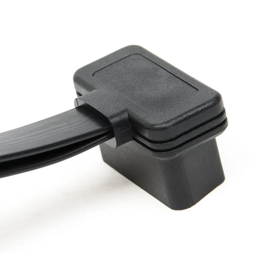 Универсальный OBD2 OBD 2 OBDII кабель 1 к двойной автомобильный разъем 16 контактный для