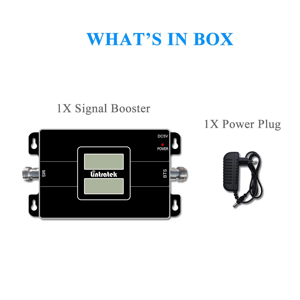 

Lintratek NEW Dual LCD Displays 3G GSM Cellular Signal Repeater 900MHz UMTS 2100MHz 2G 3G Dual Band Cell Phone Signal Booster-