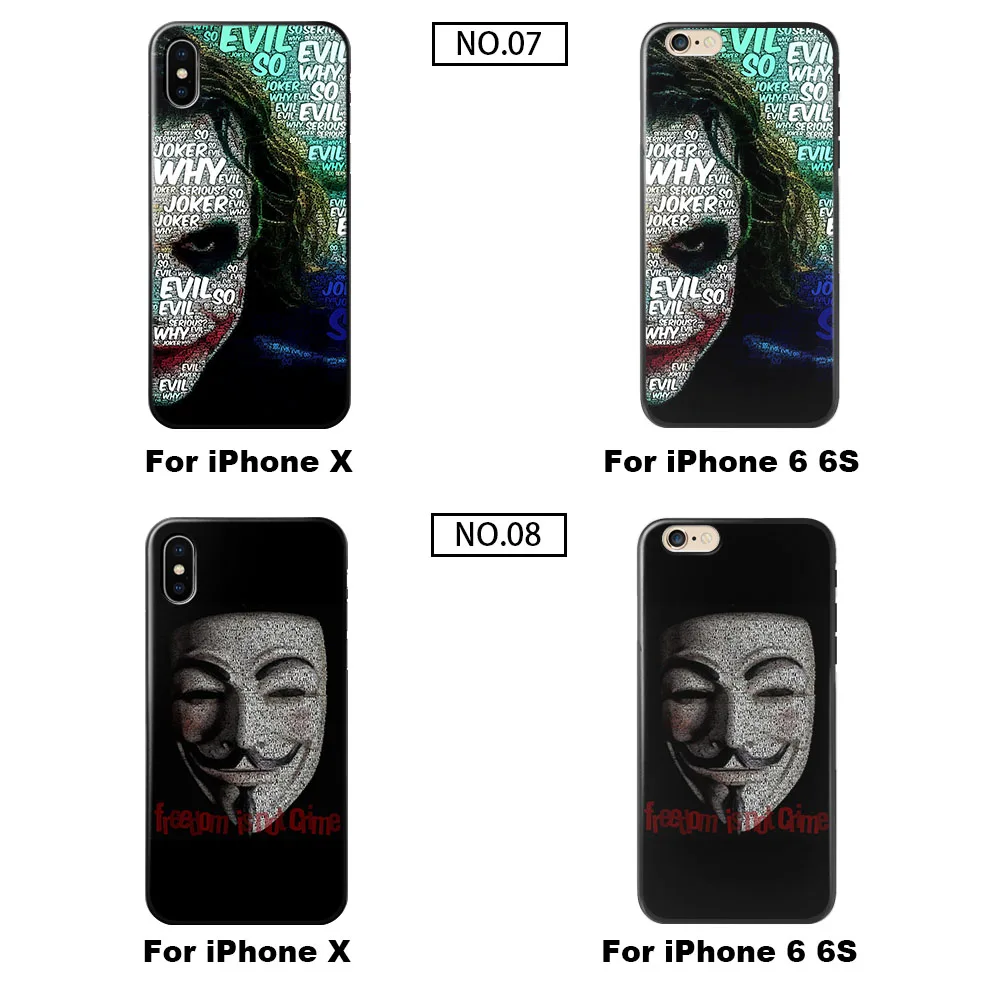 Для coque iPhone XS Max чехол Joker для iPhone 6S чехол Новое поступление для fundas iPhone XR чехол для 5 5S SE 7 8 Plus X Чехол
