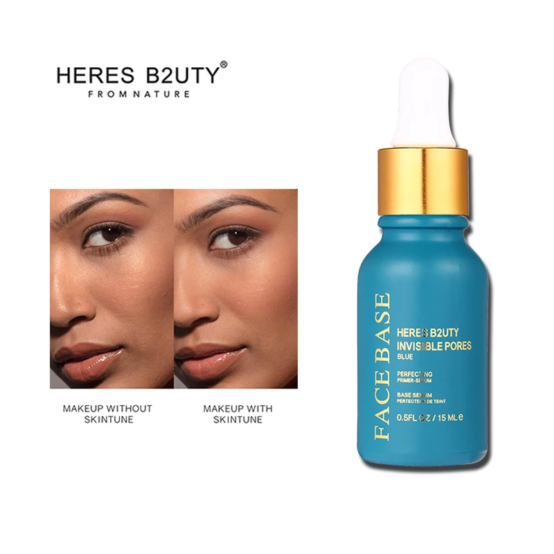 База для лица HERESB2UTY с невидимыми порами праймер макияжа жидкий Матовый крем