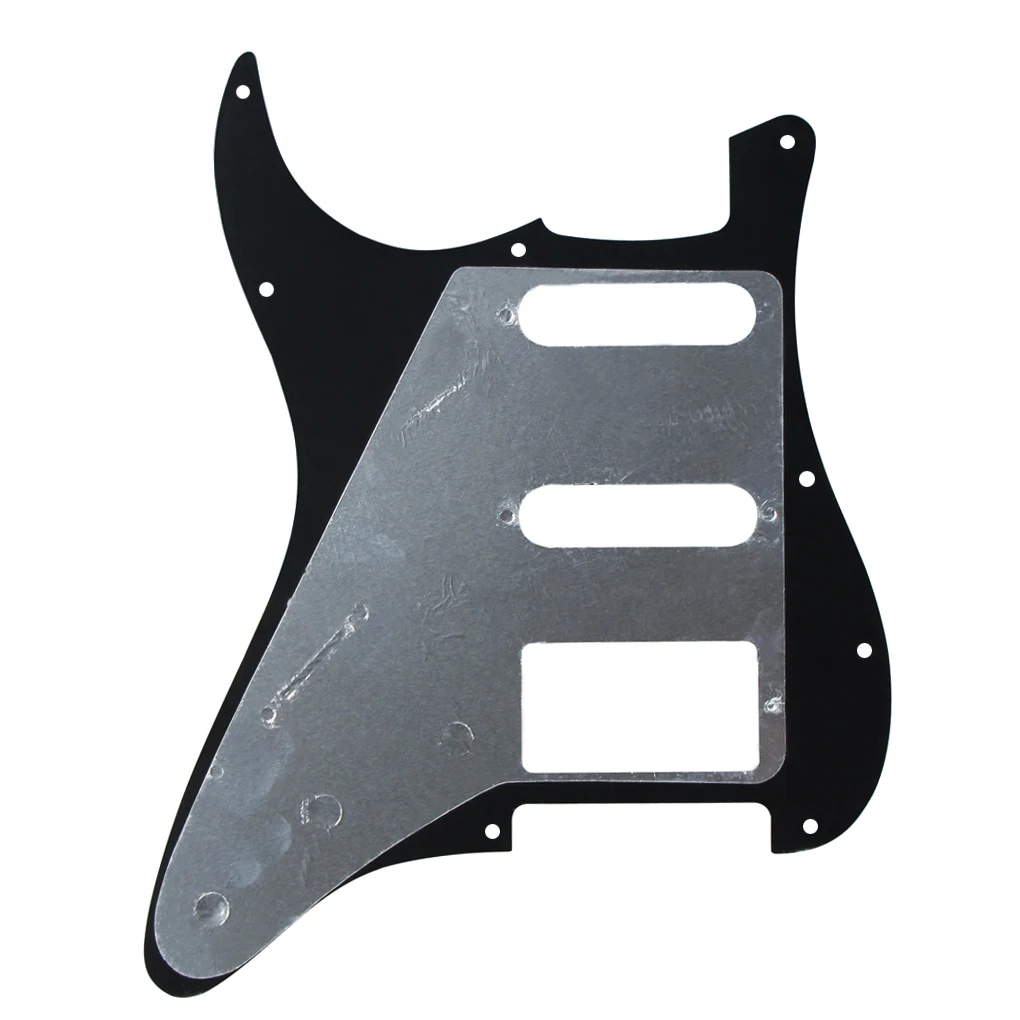 FLEOR набор из 11 отверстий HSS ST Pickguard SSH царапина и задняя пластина для