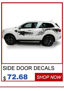 custom car decals 6pc protect scratch modified side body mud 4X4 styling graphic vinyl car stickers for ford everest