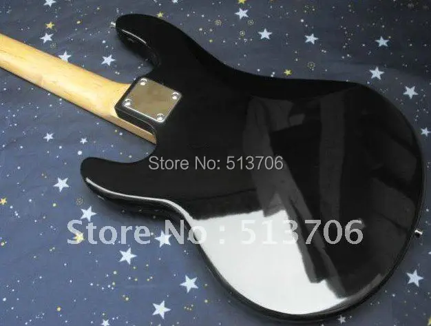 Оптовая продажа 4 струны черный электрический бас мужской фингерборд высокое