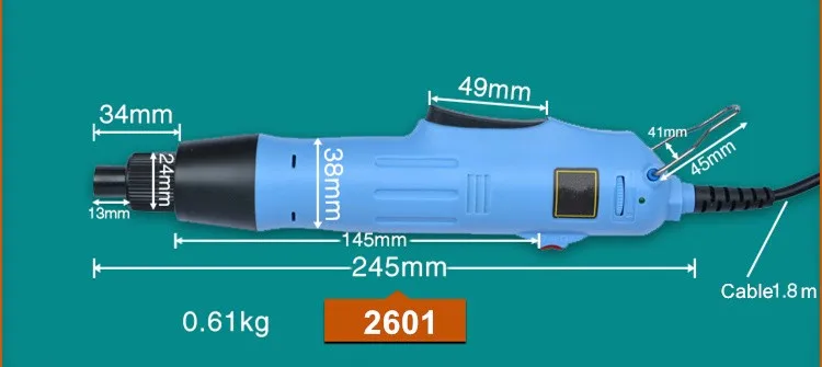 220-240 v электрическая отвертка с прямой штепсельной вилкой переменная скорость регулировки крутящего момента Высокое качество мотор-редуктор, костюм для детей от 2-6,35 мм винт модель H6