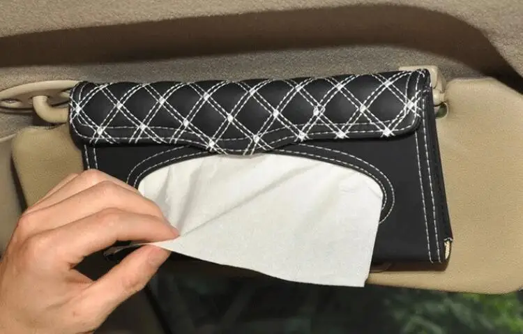 Автомобильный козырек tissue box автомобильные аксессуары буфер обмена коробка салфеток Держатель автозапчасти