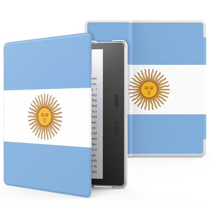Argentina Flag Чехол для нового Kindle Oasis(только 9 и 10 поколения, и выпуска), Сверхлегкий чехол премиум класса - Цвет: Argentina Flag