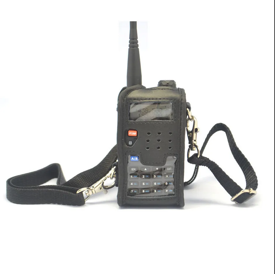 

NEW Portable FOR Baofeng Radio Leather Pouch Soft Case For Walkie Talkie radios BAOFENG UV-5R UV-5RA UV-5RE Plus UV5R