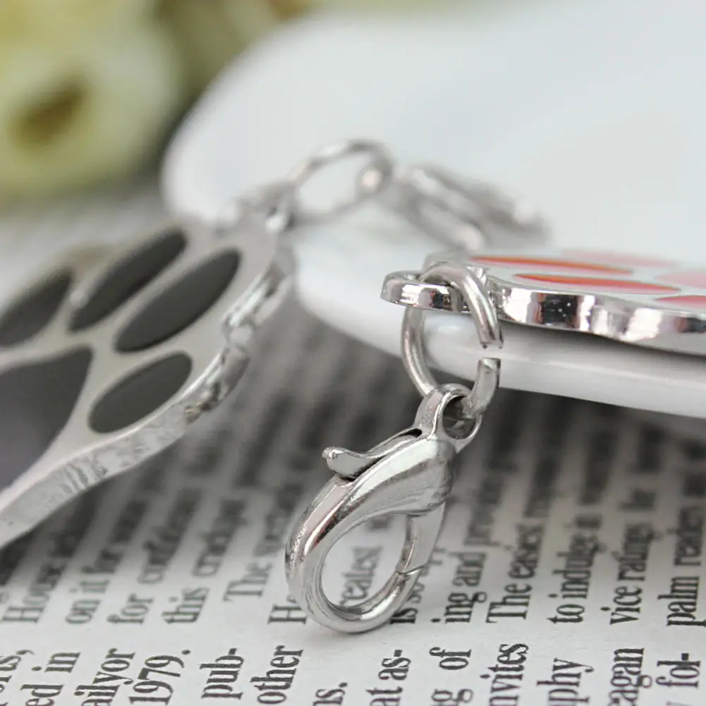 2 шт. Персонализированная идентификация кота милое имя металлическая лапа для